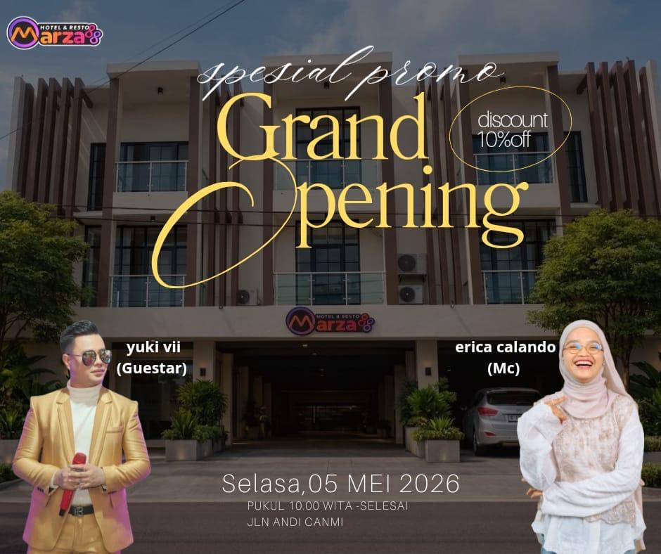 Hotel dan Resto Marza 88 Sidrap Opening Selasa 5 Mei 2026